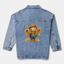 Chaqueta Vaquera Escarecrow con girasoles