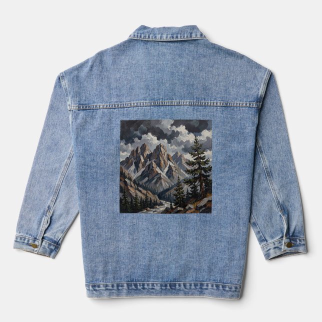 Chaqueta vaquera escénica de montaña (Reverso )