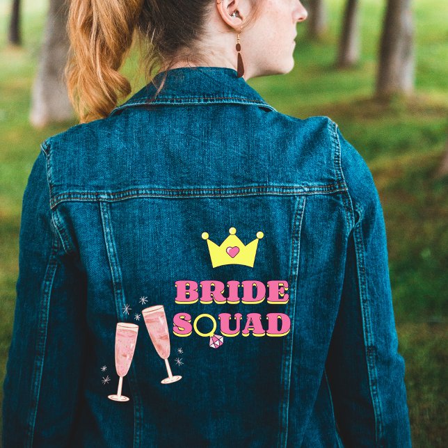 Chaqueta Vaquera escuadrón de novias lindo dama de honor (Subido por el creador)