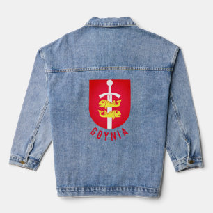 Chaqueta Vaquera Escudo de armas de Gdynia, Polonia