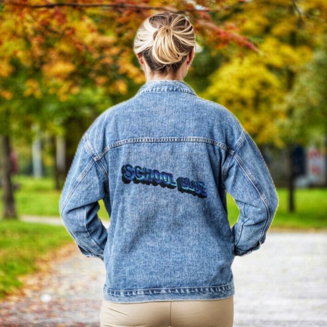 Chaqueta Vaquera Escuela Bluz-3DII (This denim jacket, would come in handy, during those cool, fall days!)
