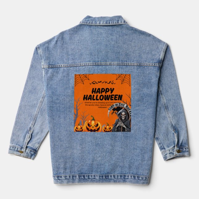 Chaqueta Vaquera específico de halloween (Reverso )