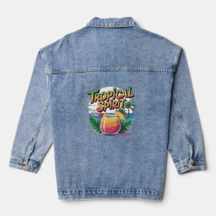 Chaqueta Vaquera espíritu tropical