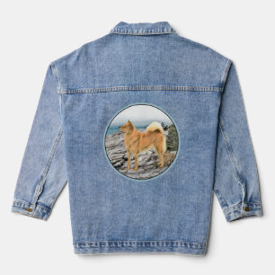 Chaqueta Vaquera Espitz finlandés en la pintura de la costa - Arte 