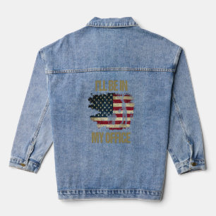 Chaqueta Vaquera Estaré en el despacho de mi jardinero en la bander