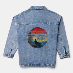 CHAQUETA VAQUERA ESTILO ABSTRACTO AULLIDO DE LOBO