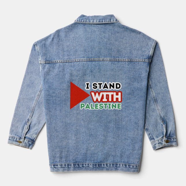 CHAQUETA VAQUERA ESTOY DE PALESTINA (Reverso )