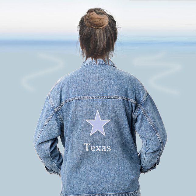 Chaqueta Vaquera Estrella azul claro personalizado (Subido por el creador)