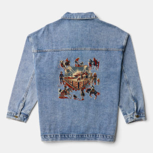 Chaqueta Vaquera Eventos de Rodeo Rodeo Arena de Cowboy Cowgirl Rod