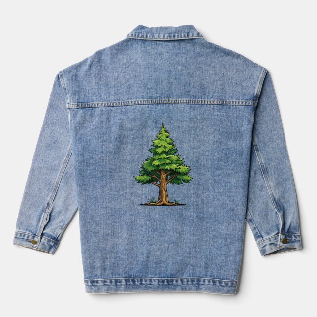 Chaqueta Vaquera Evergreen forest (Reverso )