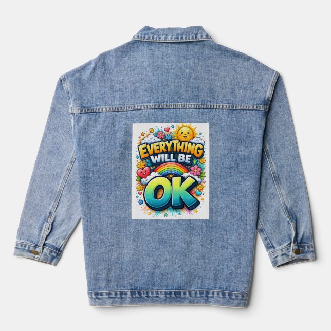 Chaqueta Vaquera Everything Will Be OK (Reverso )