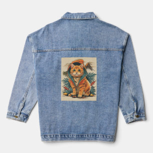 Chaqueta Vaquera Explorador de gatos de dinosaurios