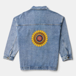 Chaqueta Vaquera Explosión de sol dorado