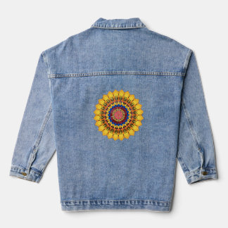Chaqueta Vaquera Explosión de sol dorado