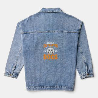 Chaqueta Vaquera Fácilmente Distraído Por Perros