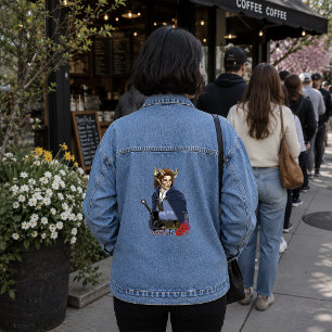 Chaqueta Vaquera Fae cornudo Faun Fantasía 