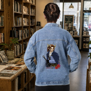 Chaqueta Vaquera Fae cornudo Faun Fantasía