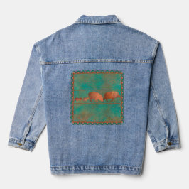 Chaqueta Vaquera Familia de Javelina Linda del Suroeste Colores de