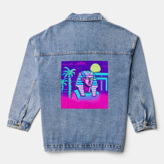Chaqueta Vaquera Faraón Synthwave (Reverso )