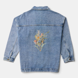 Chaqueta Vaquera Fe floral