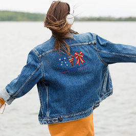 Chaqueta Vaquera Fe, Libertad y 250 Años