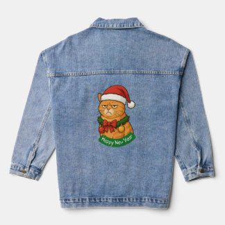 CHAQUETA VAQUERA FELIZ AÑO NUEVO, MEOWY NAVIDAD, FELIZ NAVIDAD