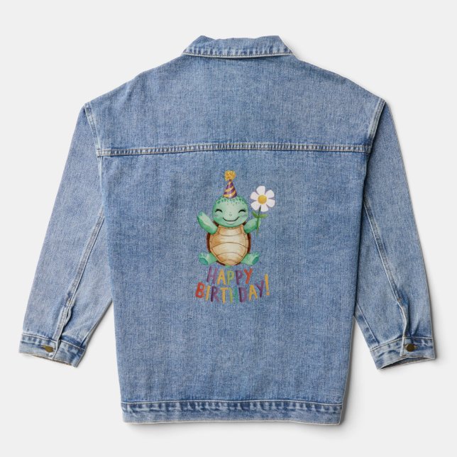 Chaqueta Vaquera Feliz cumpleaños (Reverso )