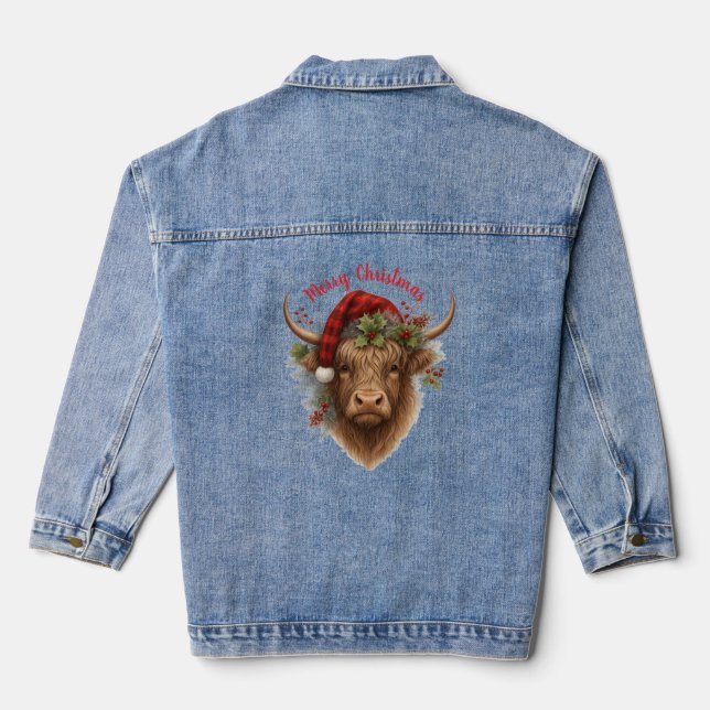 Chaqueta Vaquera Feliz Navidad (Reverso )