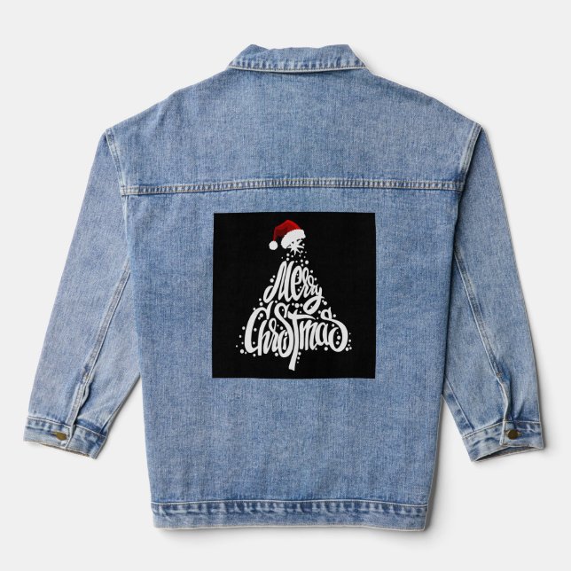 Chaqueta Vaquera Feliz Navidad (Reverso )