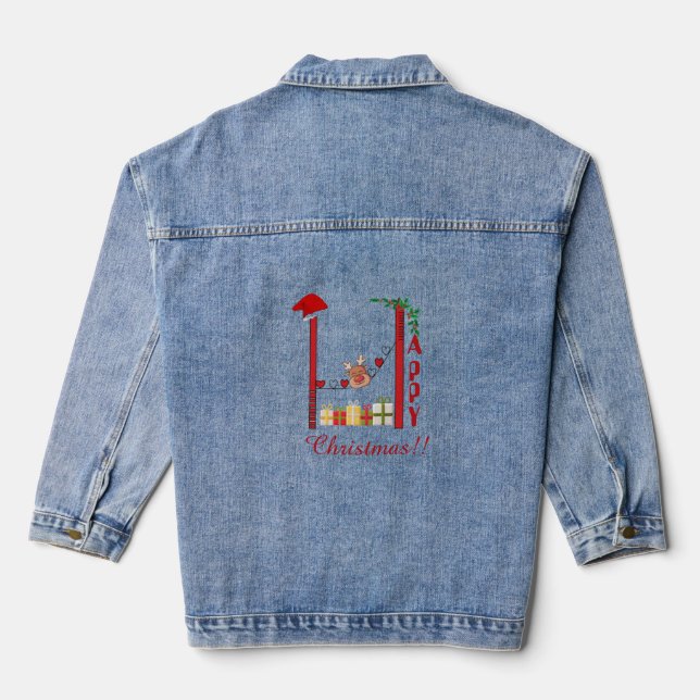 Chaqueta Vaquera Feliz Navidad Denim Jacket (Reverso )