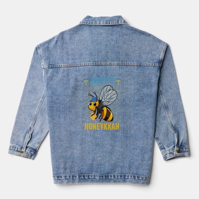 Chaqueta Vaquera Feliz regalo de miel de abeja honeykkah Funny Hanu (Reverso )