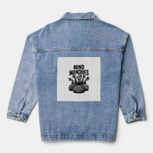 Chaqueta Vaquera Fiesta de Cerebros de No Muertos Manos de Zombie V