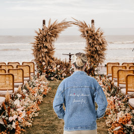 Chaqueta Vaquera Fiesta de Despedida de Soltera Personalizada de Da