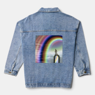 Chaqueta Vaquera Figura de misterio en el Stargate interdimensional