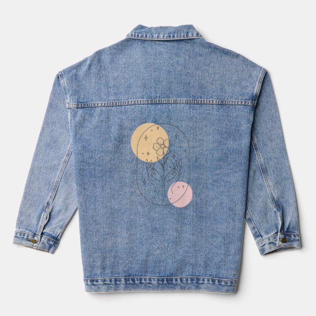 Chaqueta Vaquera Flor (Reverso )