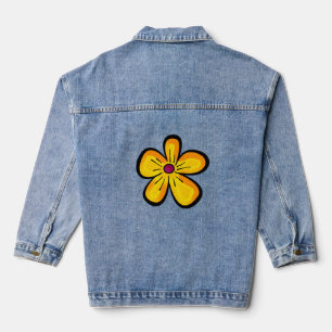 Chaqueta Vaquera Flor amarilla