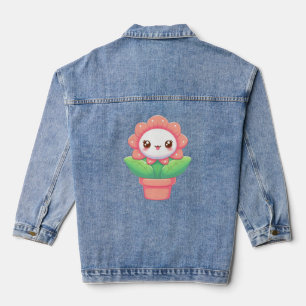 Chaqueta Vaquera Flor caprichosa en la olla