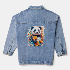 Chaqueta Vaquera Floral Panda Denim Jacket