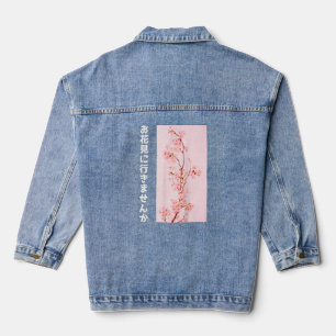 Chaqueta Vaquera Florecimiento de cerezos Japón Festival Sakura Tok