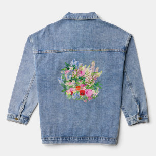 Chaqueta Vaquera Flores de jardín