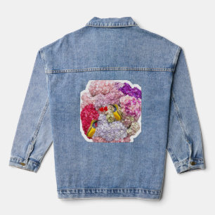 Chaqueta Vaquera Flores Denim Jacket