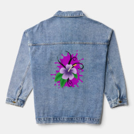 Chaqueta vaquera Flower Splash