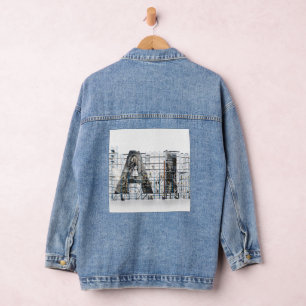Chaqueta Vaquera Forma de letra industrial – IA