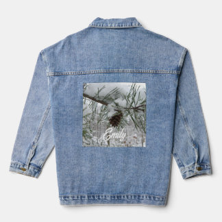 Chaqueta Vaquera Fotografía de la naturaleza del invierno de la ram