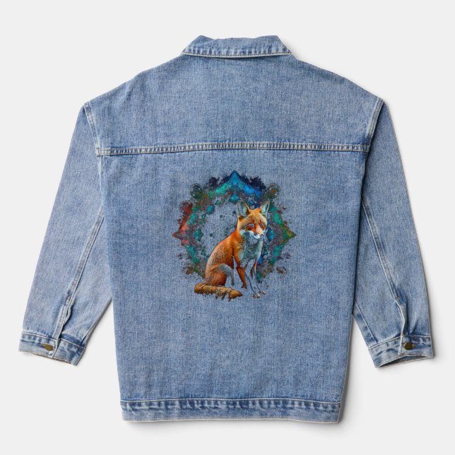 Chaqueta Vaquera Fox - Art Animal Fox (Reverso )