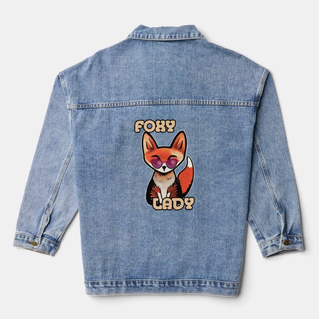 Chaqueta Vaquera Foxy Lady | Cortar Fox (Reverso )