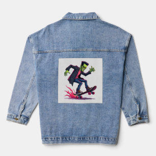 Chaqueta Vaquera Frankenstein Skater � Ropa de calle genial de Hall