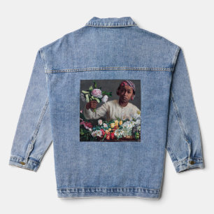 Chaqueta Vaquera Frederic Bazille - Mujer joven con peonías