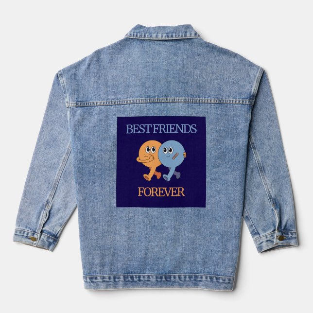 CHAQUETA VAQUERA FRIENDSHIP DAY BEST FRIENDS FOREVER, MATCHING (Reverso )