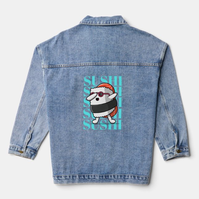 Chaqueta Vaquera Fun Kawaii Sushi Dab (Reverso )